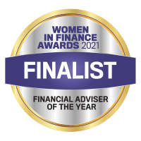 Women in Finance Finalist badge